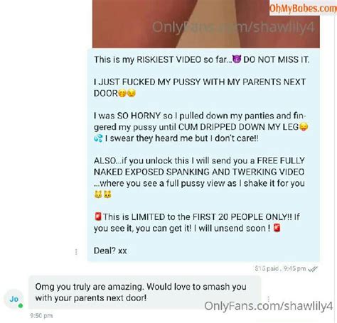 lilyshaw leaked|Lily Shaw aka LilyShaw